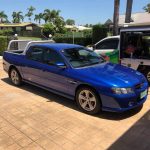 Blue Pickup Truck — Detailing in Bundaberg QLD