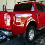 Red Pick Up Truck — Detailing in Bundaberg QLD